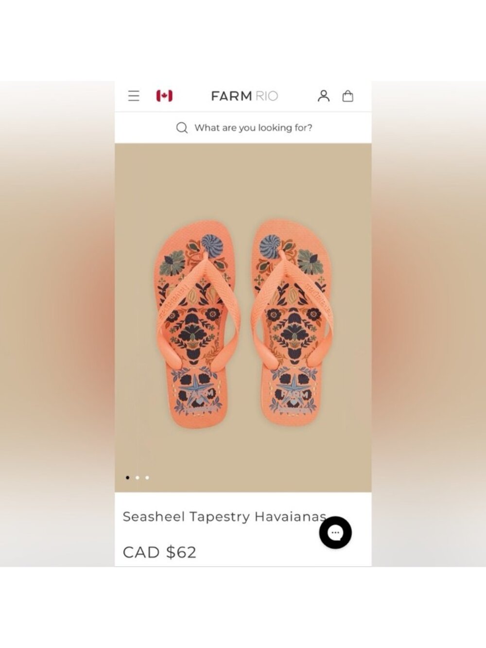 NWT Size 9/10 - Havaianas X Farm Rio Flora Tapestry Flip Flops - Picture 8 of 16